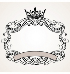 Ornament border vector image