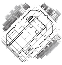 Architecture Plans vector image