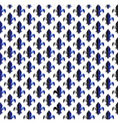 Fleur-de-lis seamless pattern vector image