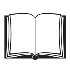 Open book vector image
