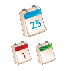 Calendar icon illustration vector image