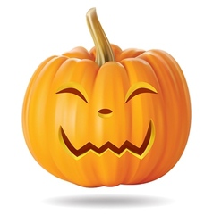 Happy pumpkin vector image