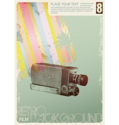 Movie background vector image