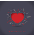 Valentines day card vector image