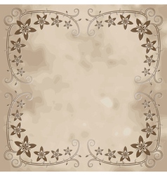 Vintage frame vector image