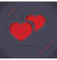 Valentines day card vector image