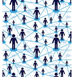 Web diagram network vector image