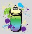 Grafitti spray can vector image
