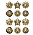 Labels vector image