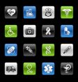Medicine and heath care icons vector image