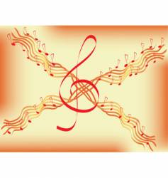 Musical vector image