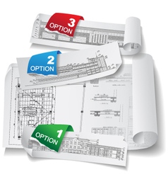 Architecture Plans vector image