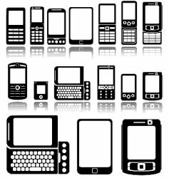 Mobile phones vector image