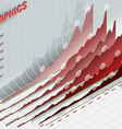 Infographic set elements in red vector image