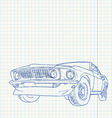 Muscle Car vector image