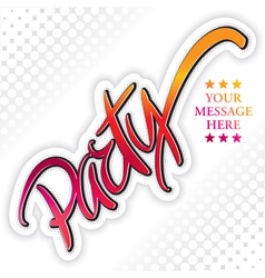 Party design vector image