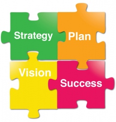 Puzzle vector image