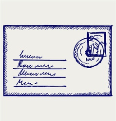 Envelope vector image