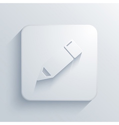 Light square icon Eps10 vector image