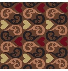 Seamless ornament pattern vector image