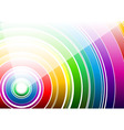White rainbow vector image