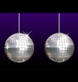 Disco ball set vector image