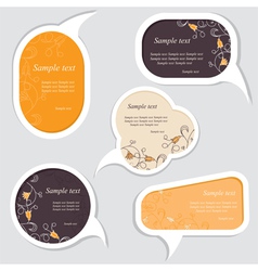 Speech bubbles set Speech bubbles set vector image