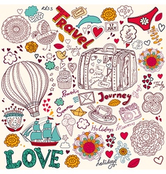 Decorative Doodle Background vector image