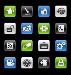 Web 20 icons vector image