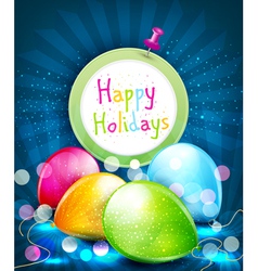 Congratulation background vector image