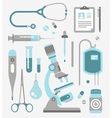 Set of medical icons vector image