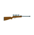 Hunting rifle vector image