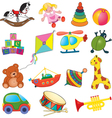 Baby toys vector image
