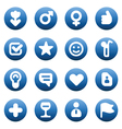 Buttons for dating and love vector image