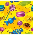 Seamless texture of candy vector image