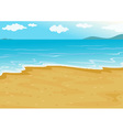 Beach vector image