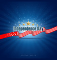 Independence day background design vector image