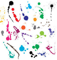 Ink splatter vector image