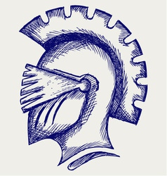 Helmet vector image