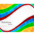 Rainbow design vector image