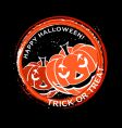 Halloween stamp vector image