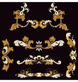 Stylized floral pattern vector image