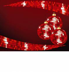 Sparkly bauble background vector image