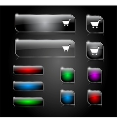 Buttons for web vector image