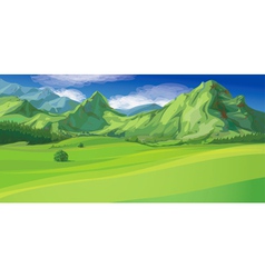 Mountain landscape vector image