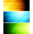 Bright technical banners vector image