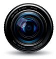 Photo lens vector image