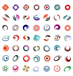 Design elements set vector image