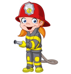 Firegirl vector image