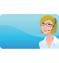 Customer service vector image